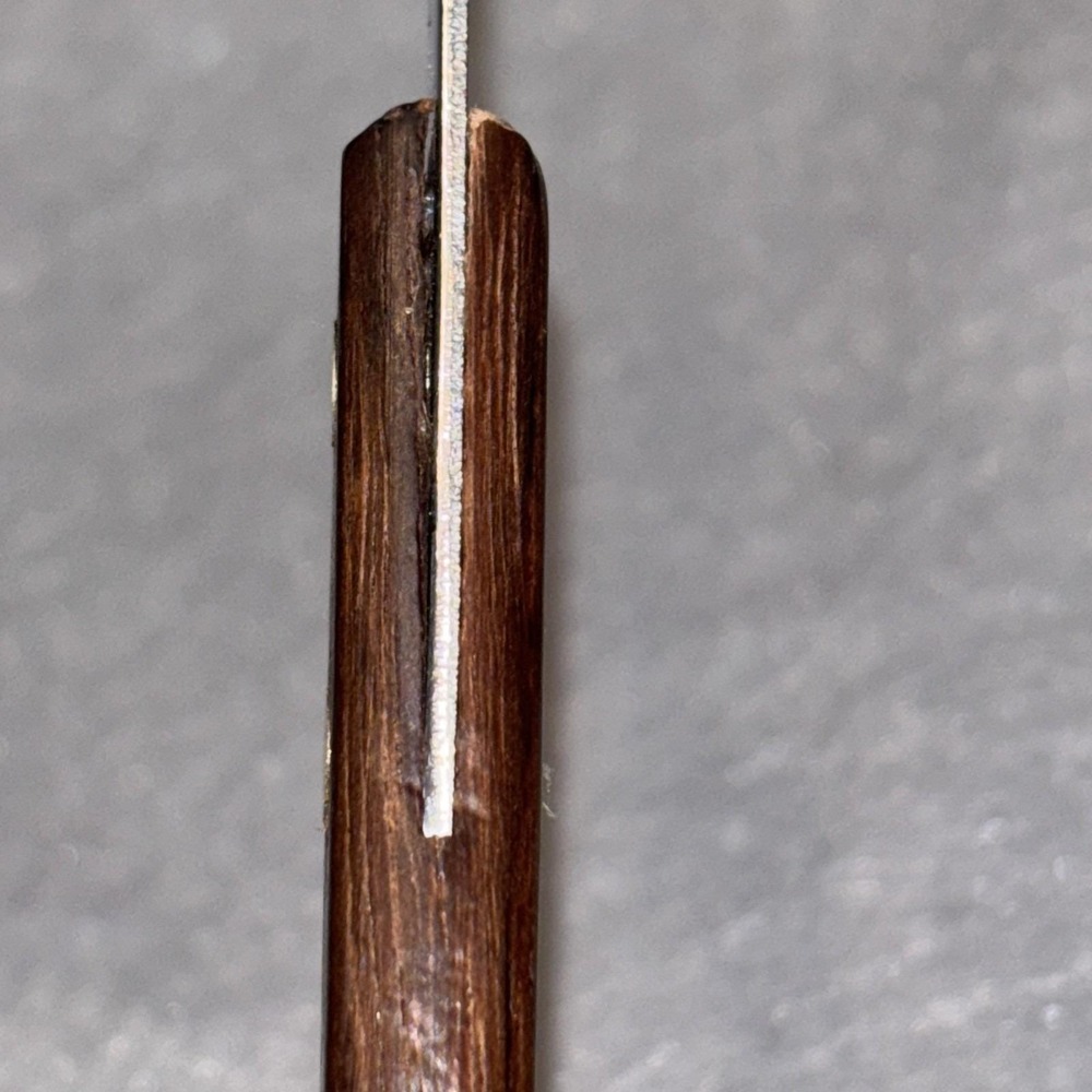 Vintage MCM Salad Serving Fork Extra Long Wood Handle 13 InchStainless Japan - Picture 10 of 16